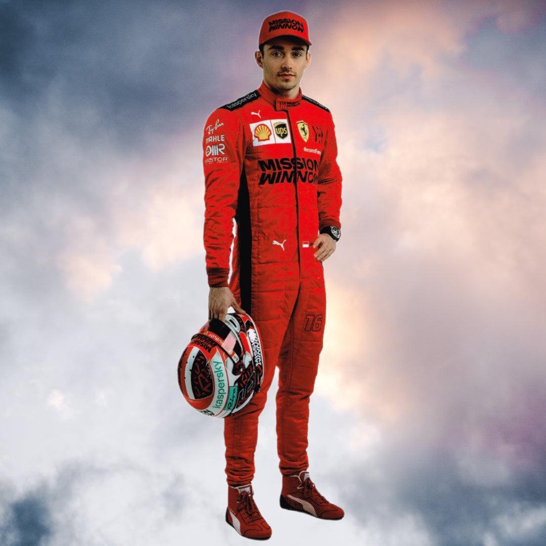 Charles Leclerc 2020 Racing Suit Mission Ferrari F1 – Rustle Racewears