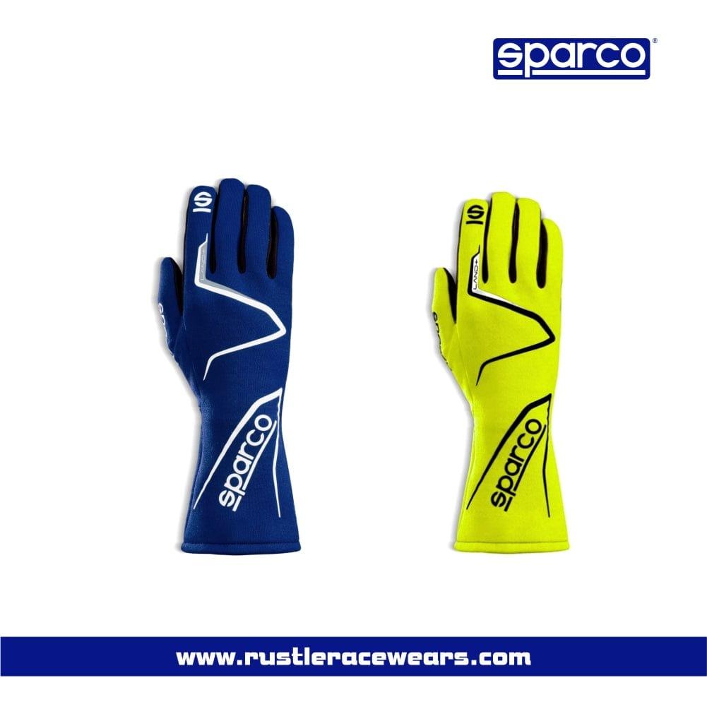 Sparco racing gloves LAND+ yellow - size 08