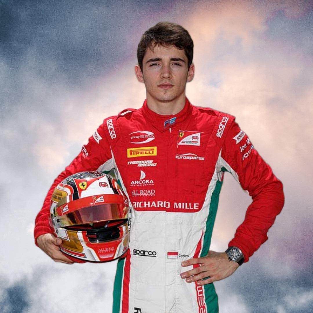 2017 Charles Leclerc Race Suit Richard Mille Formula 2 – Rustle 