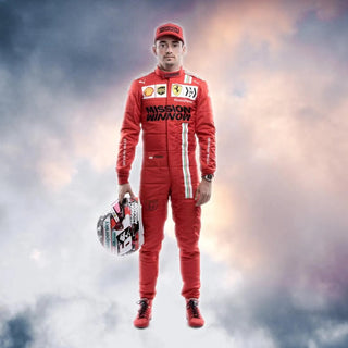 2021 Charles Leclerc Race Mission Winnow Scuderia Ferrari F1 Suit - Rustle Racewears