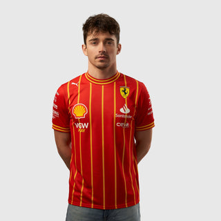 Scuderia Ferrari F1 2024 Charles Leclerc Soccer Jersey