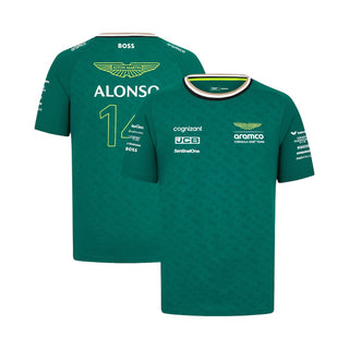 Aston Martin Aramco F1 2024 Fernando Alonso Team Driver T-Shirt