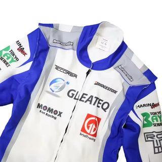 Marina Unik GLEATEQ White Kart Racing Suits