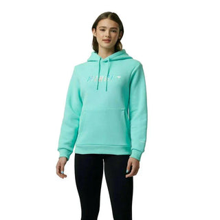 McLaren F1 Women's Miami Palm Graphic Hoodie-Crystal Rose/Aqua Sky - Rustle Racewears