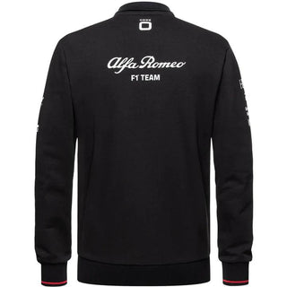 Alfa Romeo Racing F1 2023 Men's Team Full Zip Sweat Jacket - Black - Rustle Racewears