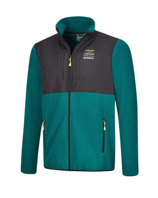 Aston Martin Cognizant F1 Men's Lifestyle Track Jacket- Green - Rustle Racewears