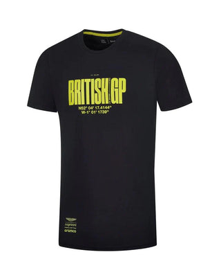 Aston Martin Cognizant F1 Men's Limited Edition British GP T-Shirt - Black - Rustle Racewears