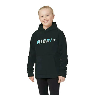 McLaren F1 Kids Miami Miami Palm Graphic Hoodie-Black/Aqua Sky - Rustle Racewears