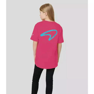 McLaren F1 Kids Miami Neon Graphic T-Shirt-Black/Vice Blue/Beetroot Purple - Rustle Racewears