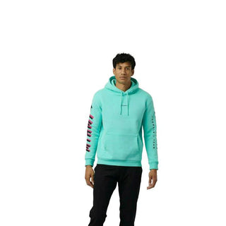 McLaren F1 Men's Miami Neon Logo Hoodie -Black/Vice Blue/Aqua Sky - Rustle Racewears