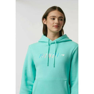 McLaren F1 Women's Miami Palm Graphic Hoodie-Crystal Rose/Aqua Sky - Rustle Racewears