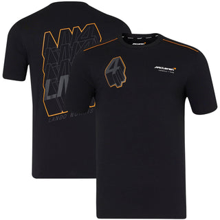 McLaren Lando Norris Driver T-Shirt - Black - Unisex