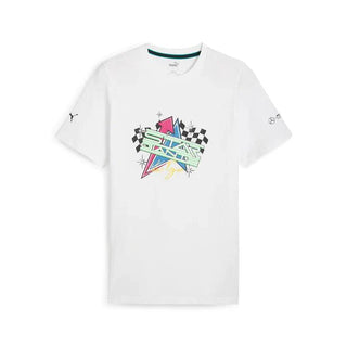 Mercedes Benz F1 Special Edition Las Vegas GP T-Shirt -Black/White - Rustle Racewears