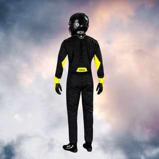 Racing Suit Sparco Sprint R566 Black/Yellow - Rustle Racewears