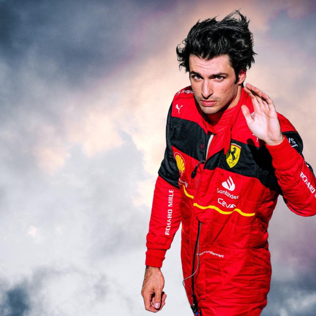 Scuderia Ferrari 2022 Carlos Sainz New Race Suit – Rustle Racewears