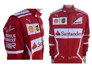 Sebastian Vettel 2017 F1 Replica Racing Suit - Rustle Racewears