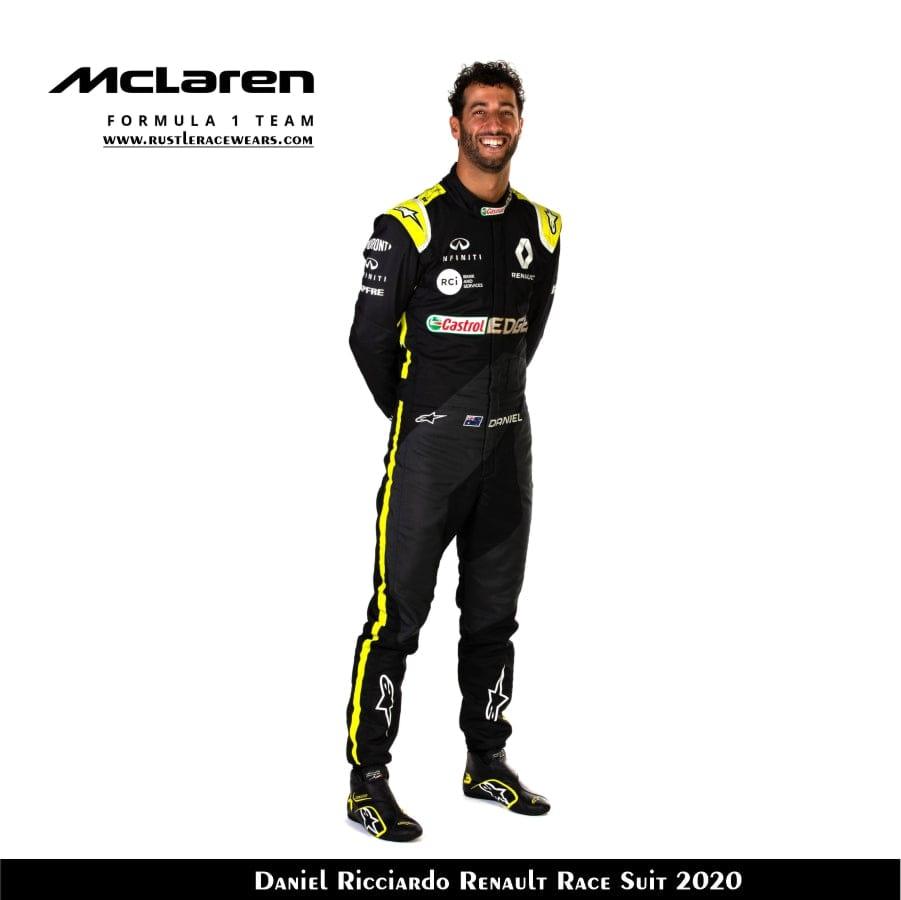 2020 Daniel Ricciardo Renault F1 Replica Race Suit – Rustle Racewears